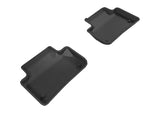 3D MAXpider 2018-2020 Audi Q5 Kagu 2nd Row Floormats - Black - L1AD04721509