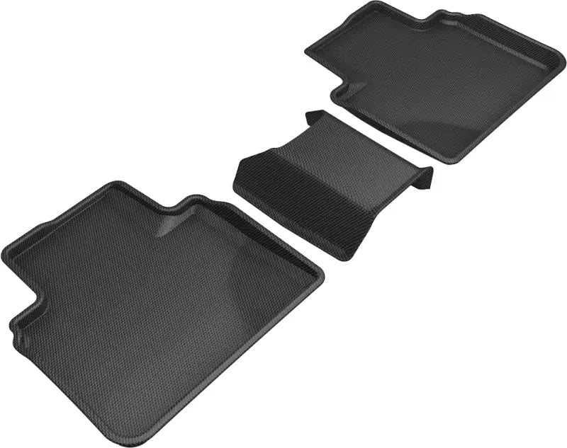 3D MAXpider 2018-2020 Honda Accord Kagu 2nd Row Floormats - Black - Truck & Automotive