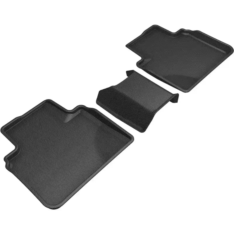 3D MAXpider 2018-2020 Honda Accord Kagu 2nd Row Floormats - Black - Truck & Automotive