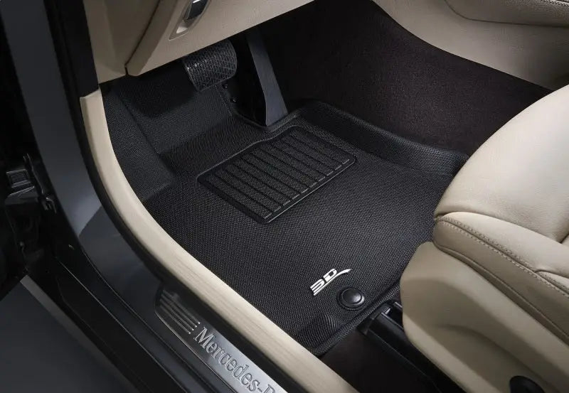Black 3D MAXpider Tesla Model Y floor mats perfect for truck parts & accessories