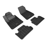Black floor mats for Polestar 2 Elitect, perfect for protecting your car floor