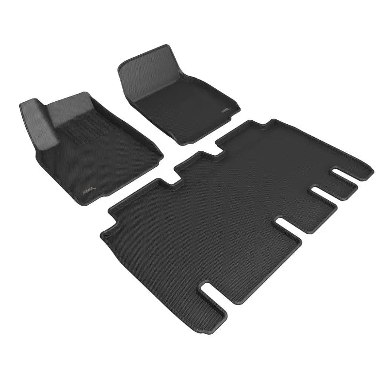 3D MAXpider L1TL04601509 3D MAXpider 22-23 Tesla Model X Full Set Floormats - Black - L1TL04601509