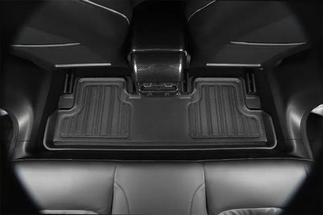 Black 3D Maxpider floor mat set for Tesla Model X 17-21 interior protection