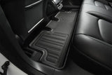 Black car floor mat set for Tesla Model X 17-21 by 3D Maxpider