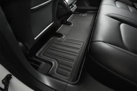 Black car floor mat set for Tesla Model X 17-21 by 3D Maxpider