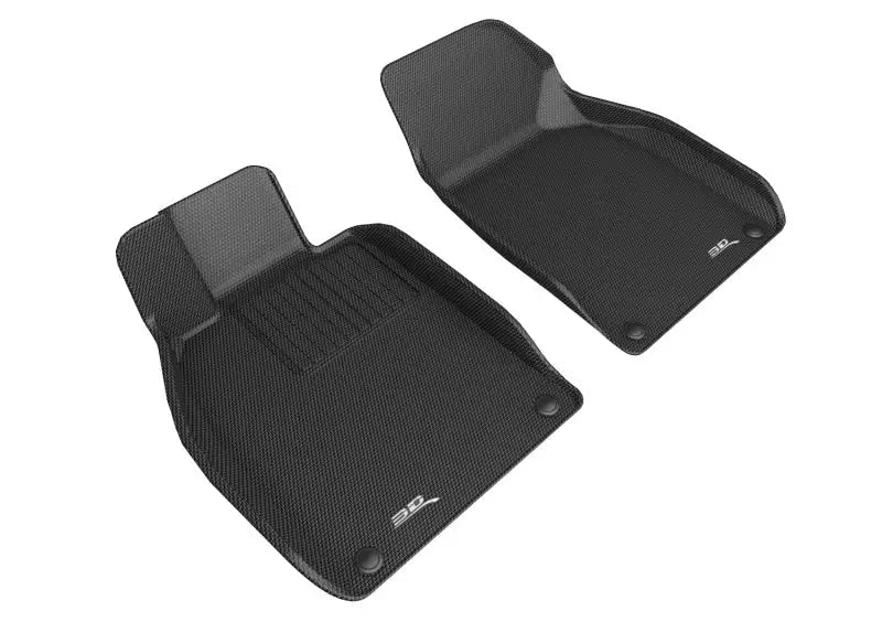3D MAXpider Custom Fit KAGU Floor Mat (BLACK) Compatible for PORSCHE BOXSTER/CAYMAN/718 2013-2023 - Truck & Automotive