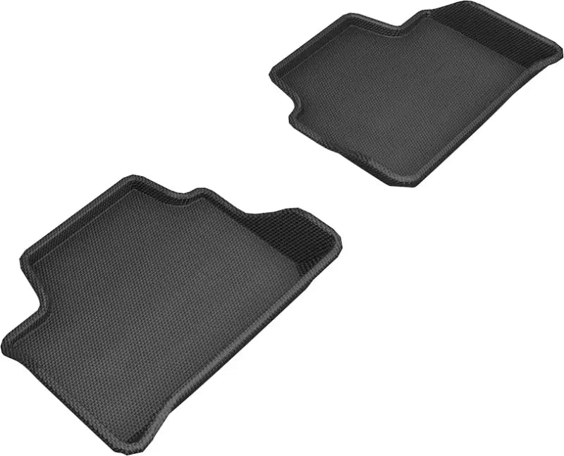 3D MAXpider Kagu 2nd Row Black Floor Mats for 2019-2020 BMW 3 Series (G20) - Truck & Automotive