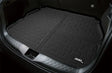 Black rubberized cargo liner for GMC Acadia 2017-2021 Kagu Cargo Liner behind second row