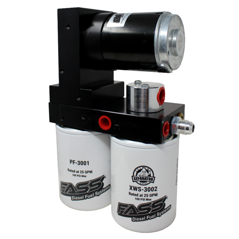 FASS Fuel Systems TS290G FASS Class 8 290gph/16-18psi Titanium Signature Series Fuel Air Separation System
