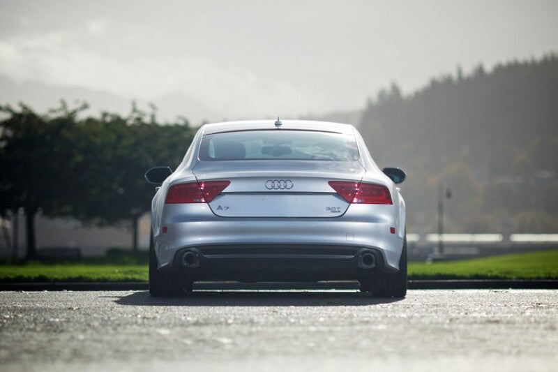 AWE Tuning 3015-33064 AWE Tuning Audi C7 A7 3.0T Touring Edition Exhaust - Dual Outlet Diamond Black Tips