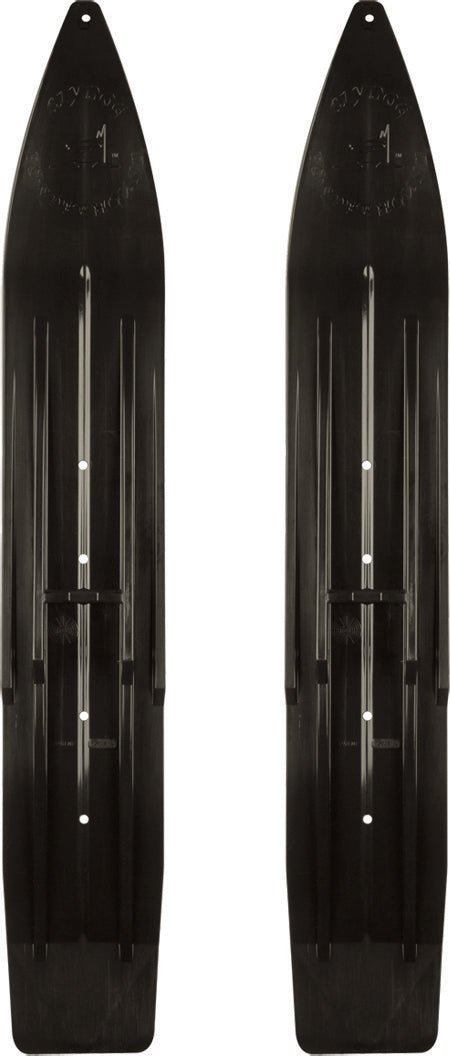 Slydog 7" Powderhound Skis Skis/Carbides/Runners PH7Solblk - Black PR Sly Dog Ski