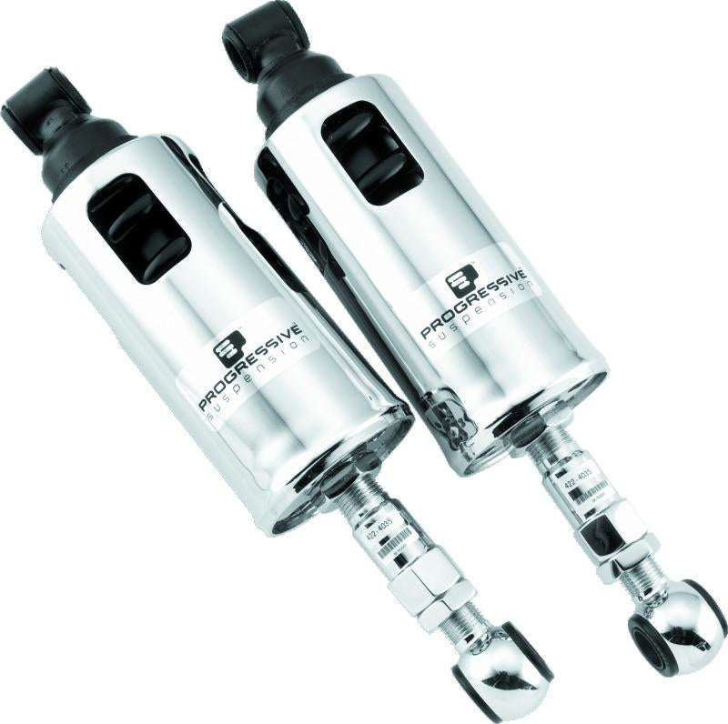 Progressive 422-4037C Progressive 00-17 Harley Softail 422 Series Shocks - Chrome