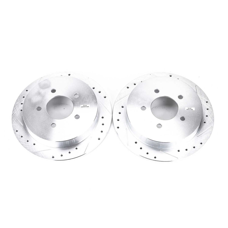 PowerStop AR8582XPR Power Stop 00-02 Ford Expedition Rear Evolution Drilled & Slotted Rotors - Pair