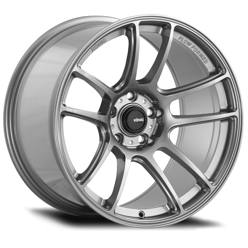 Konig HL8751242T Konig Heliogram 17X8.5 5X112 ET42 Titanium Metallic Knurled Bead Flow Formed - HL8751242T