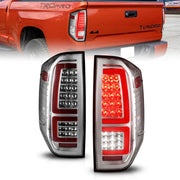 ANZO 311438 ANZO 2014-2021 Toyota Tundra LED Taillights Chrome Housing/Clear Lens