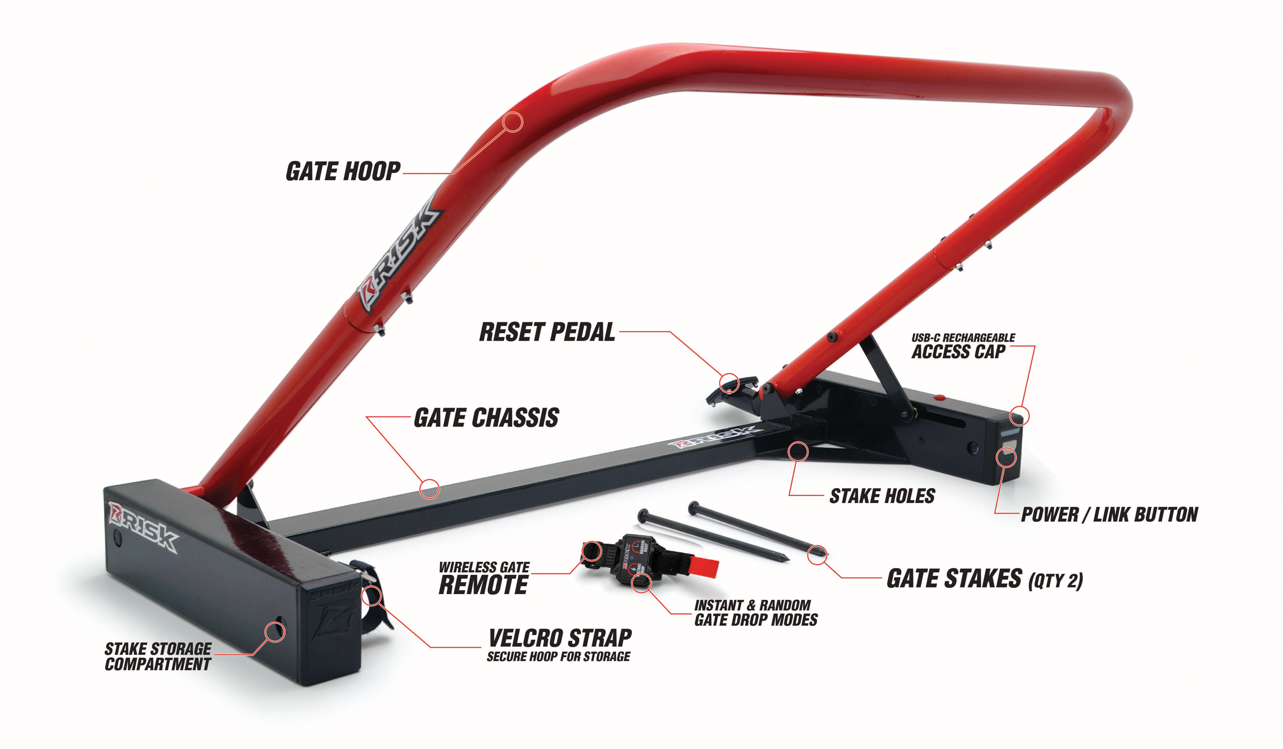 Risk Racing Risk Racing Electronic Pro Starting Gate Accessories 14261 - Holeshot