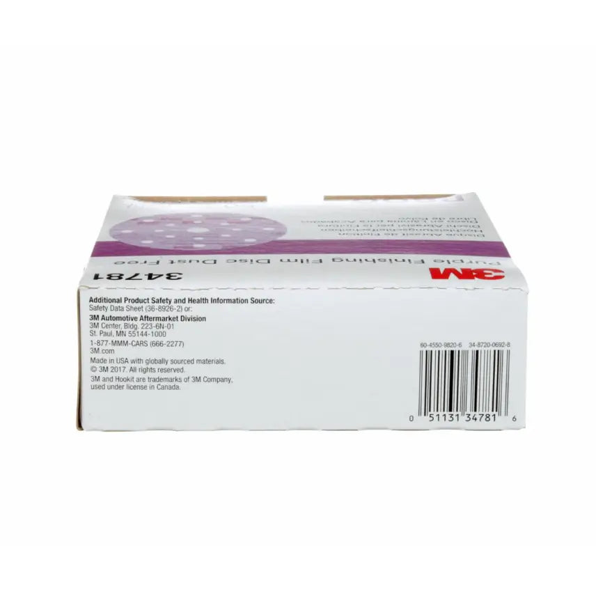 3M No Supplier Warranty Sandpaper 34781 - Hookit Finishing Film Disc Dus