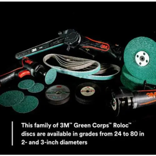 3M No Supplier Warranty Grinding Disc 36526 - Green Corps Roloc 36526