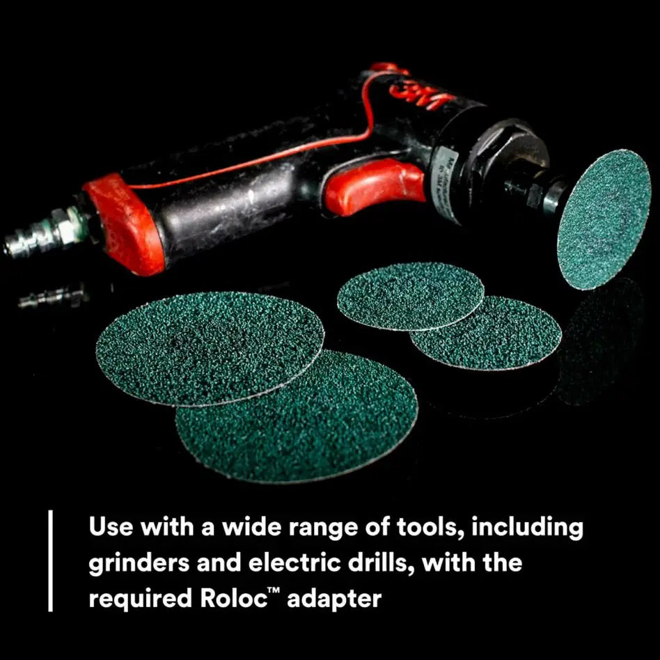 3M No Supplier Warranty Grinding Disc 36536 - Green Corps Roloc 36536