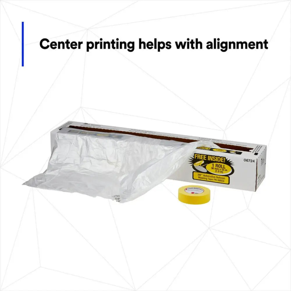 3M Center Printing Helps With Alignment Paint Spray Protection Cover 06724 - Part