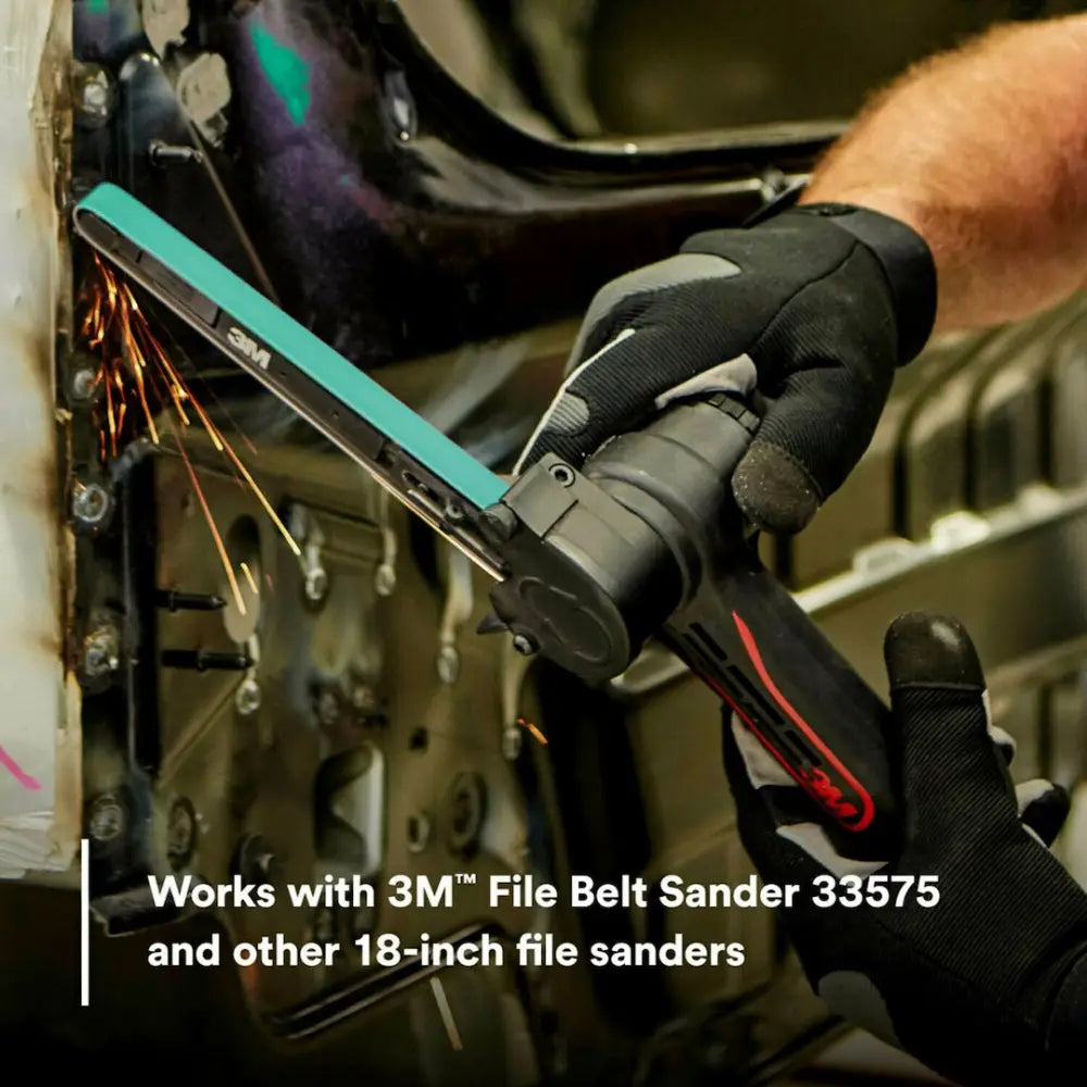3M Resin Bonded For Heat Resistance Sandpaper 36516 - Green Corps Abrasive File Belt