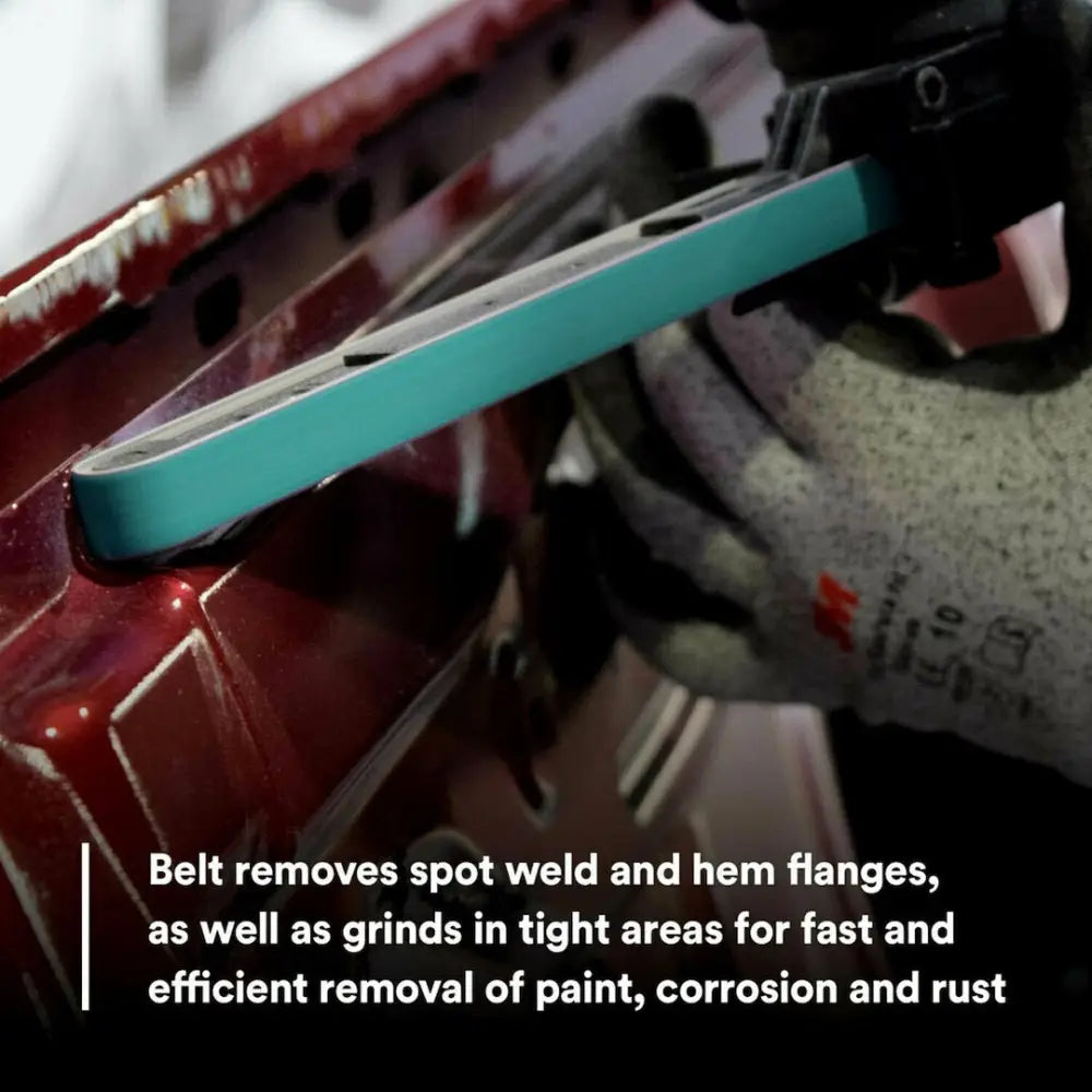 3M Resin Bonded For Heat Resistance Sandpaper 36516 - Green Corps Abrasive File Belt