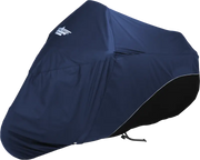 Dark blue bicycle touring cover with reflective piping for 4-454bb RV parts & accessories