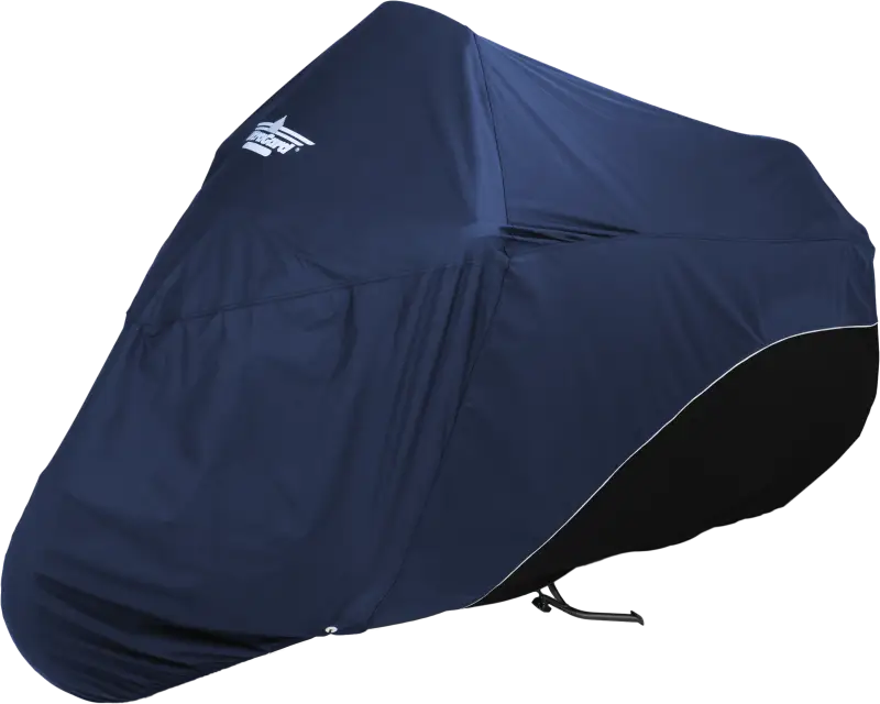 Dark blue bicycle touring cover with reflective piping for 4-454bb RV parts & accessories