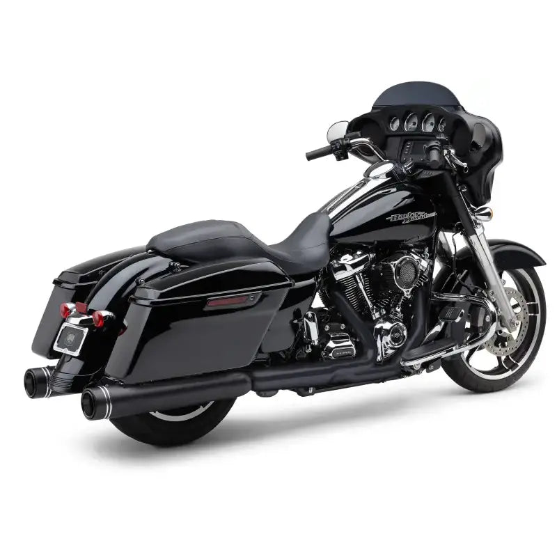4.5" Groove Tip Slip On Black Flh/Flt 17 22 - COBRA