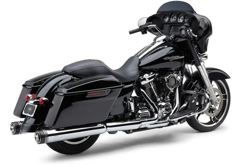 4.5" Groove Tip Slip On Chrome Flh/Flt 17 22 - COBRA