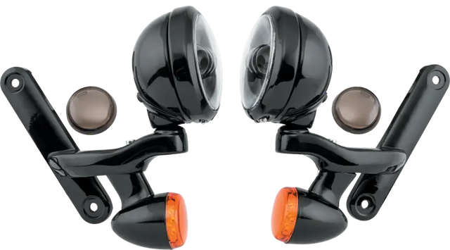 LETRIC LIGHTING CO 4.5" Led Assm W/ Brkt Turns Blk/Blk `97 13