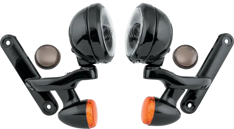 LETRIC LIGHTING CO 4.5" Led Assm W/ Brkt Turns Blk/Blk `97 13