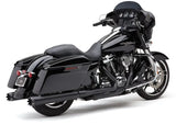 4" Dual Cut Tip Slip On Black Flh/Flt 17 22 - COBRA