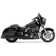 4" Groove Tip Slip On Black Flh/Flt 17 22 - COBRA