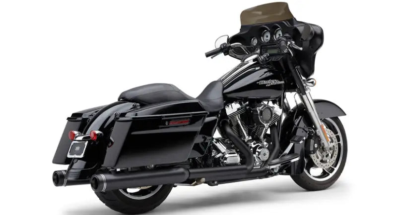 4" Groove Tip Slip On Black Flh/Flt 95 16 - COBRA