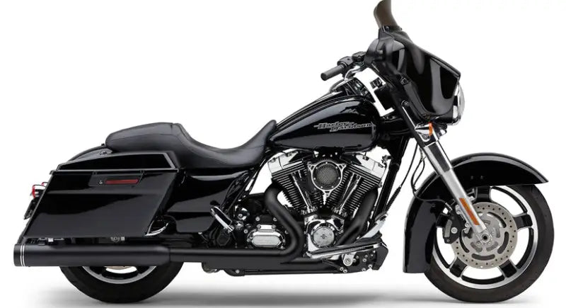 4" Groove Tip Slip On Black Flh/Flt 95 16 - COBRA