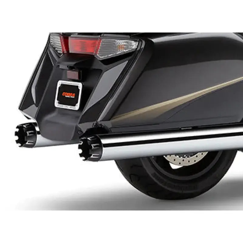 4" Slip On Dual Cut Tips Chr Hon Gl1800/F6b - COBRA