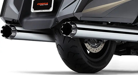 4" Slip On Dual Cut Tips Chr Hon Gl1800/F6b - COBRA