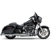4" Groove Tip Slip On Chrome Flh/Flt 17 22 - COBRA