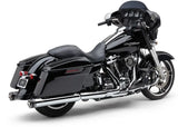 4" Groove Tip Slip On Chrome Flh/Flt 17 22 - COBRA
