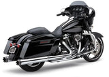 4" Dual Cut Tip Slip On Chrome Flh/Flt 95 16 - COBRA