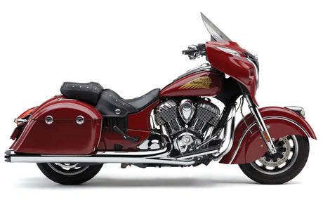 4" Nh Dual Cut Slip Ons Chrome Indian Gen 2 Bag - COBRA