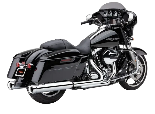 4" Nh Slip Ons Chrome Indian Leather Bag - COBRA