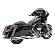 4" Nh Slip Ons Chrome Indian Leather Bag - COBRA