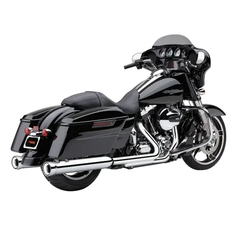 4" Nh Slip Ons Chrome Indian Leather Bag - COBRA