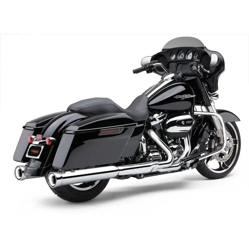4" Nh Slip Ons Chrome Flh/Flt 17 22 - COBRA