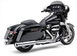 4" Nh Slip Ons Chrome Flh/Flt 17 22 - COBRA