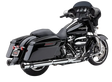 4" Race Pro Slip Ons Chrome Flh/Flt 17 22 - COBRA