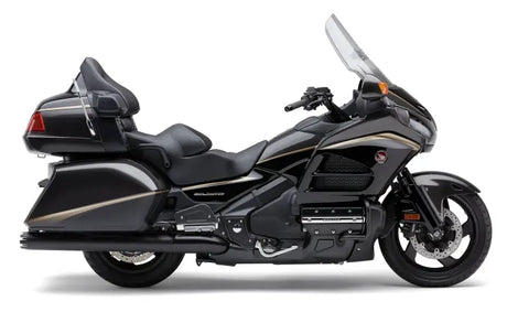 4" Slip On Dual Cut Tips Black Hon Gl1800/F6b - COBRA