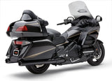 4" Slip On Dual Cut Tips Black Hon Gl1800/F6b - COBRA